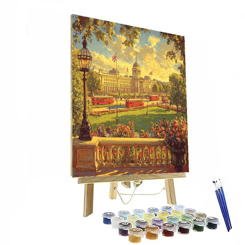 Buckingham Palace Gardens View London United Kingdom paint by number