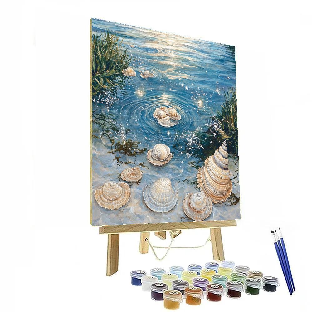 Leonardo Da Vinci Inspired Harmonic Tidepool Constellations DIY paint by numbers