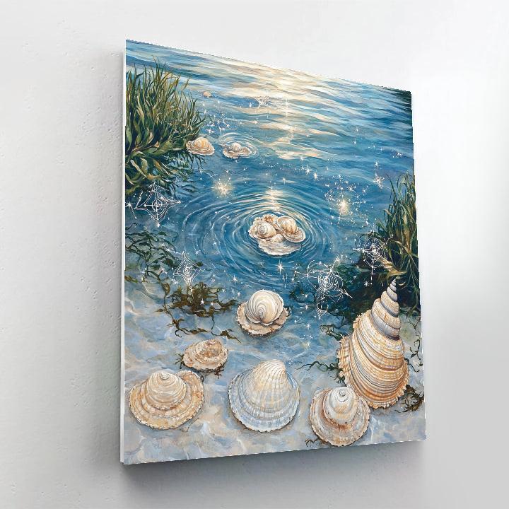 Leonardo Da Vinci Inspired Harmonic Tidepool Constellations DIY paint by numbers