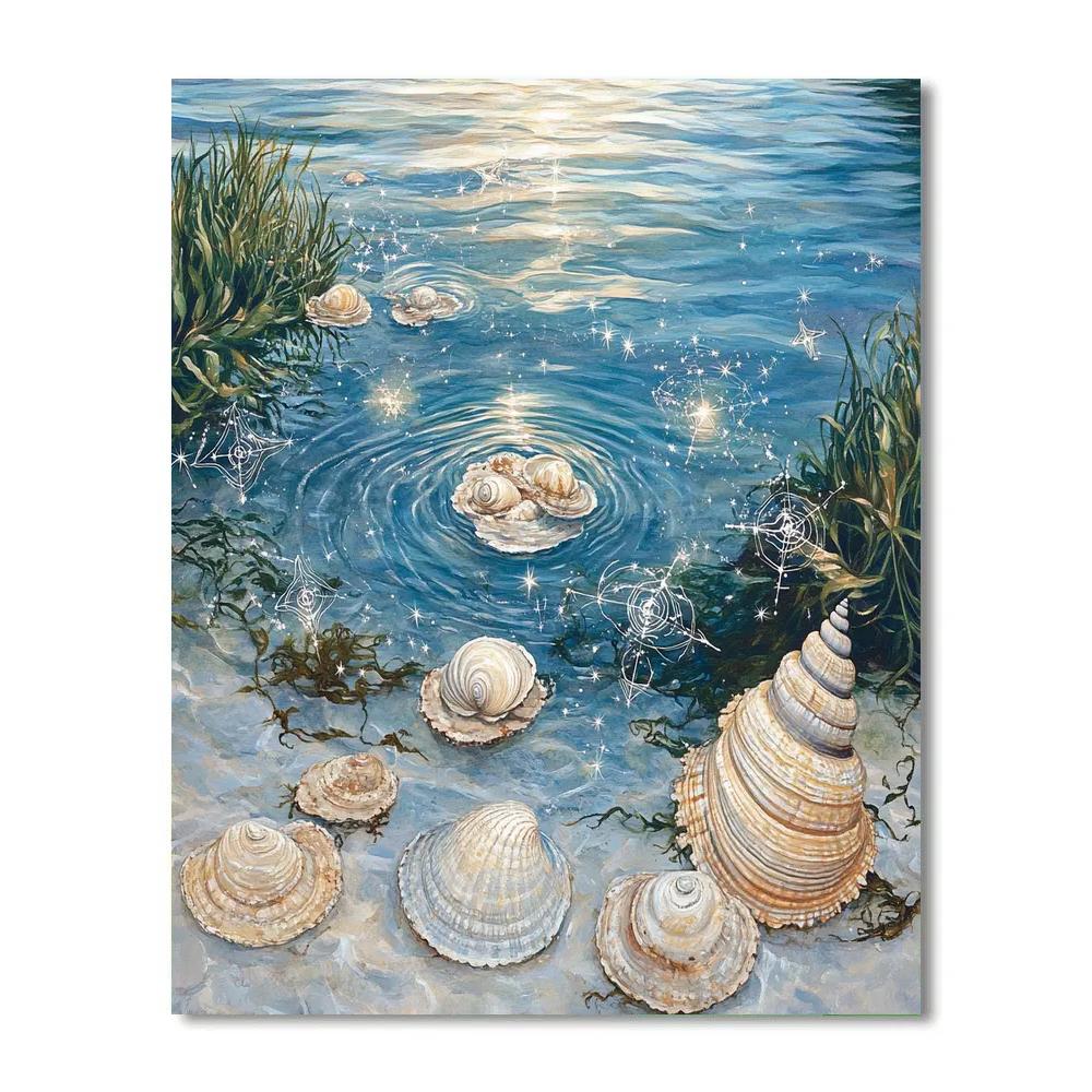 Leonardo Da Vinci Inspired Harmonic Tidepool Constellations DIY paint by numbers