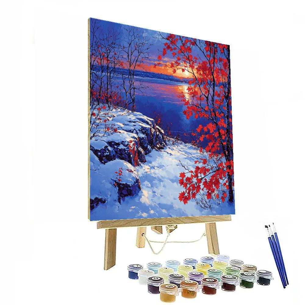 A.Y. Jackson Inspired Algoma Rock Symphony Painting by numbers kit