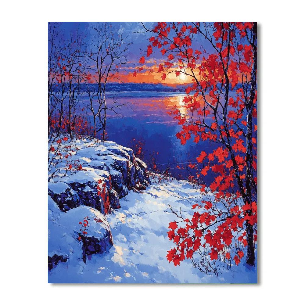 A.Y. Jackson Inspired Algoma Rock Symphony Painting by numbers kit