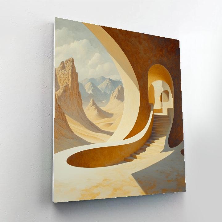Dali Inspired Desert Dreams paint by number
