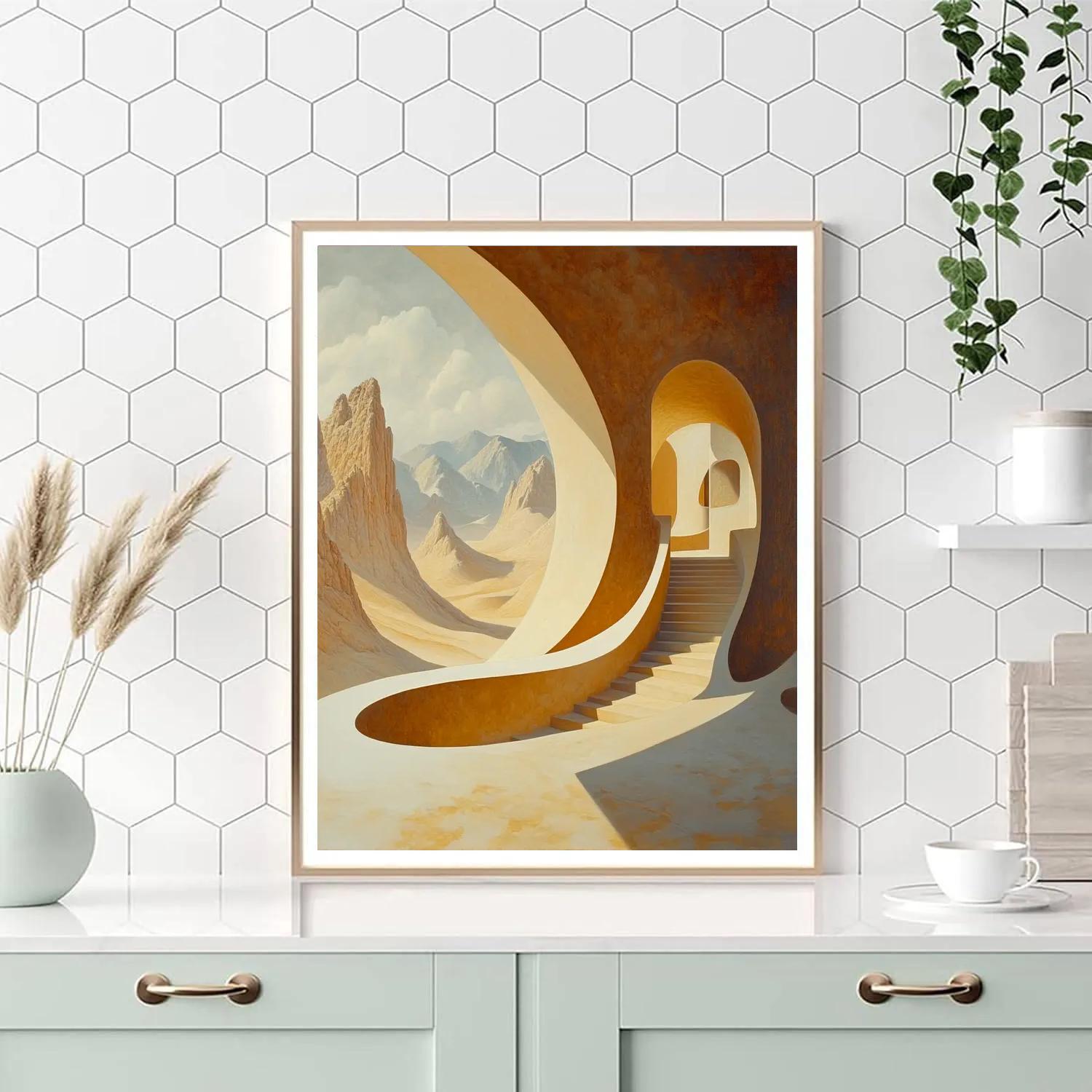 Dali Inspired Desert Dreams paint by number