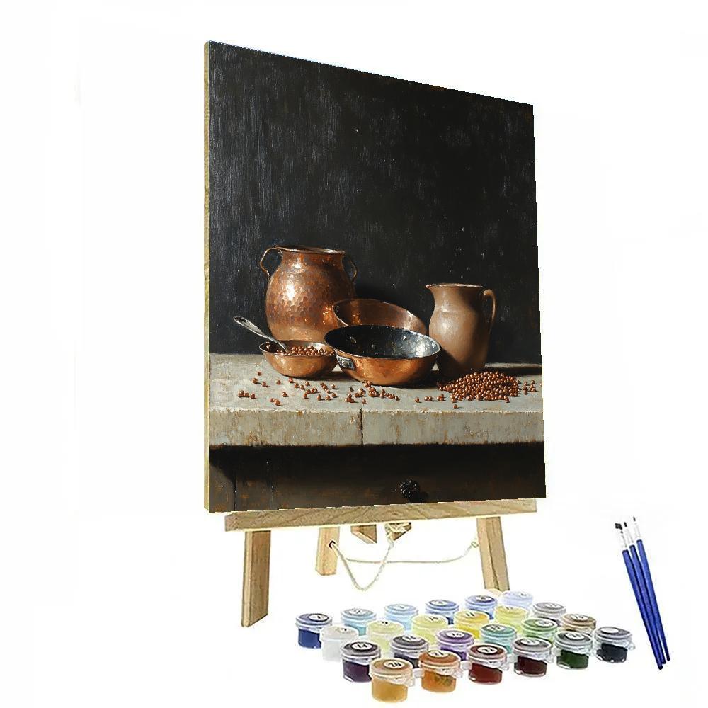 Diego Velázquez Inspired Copper And Clay Harmony paint by color
