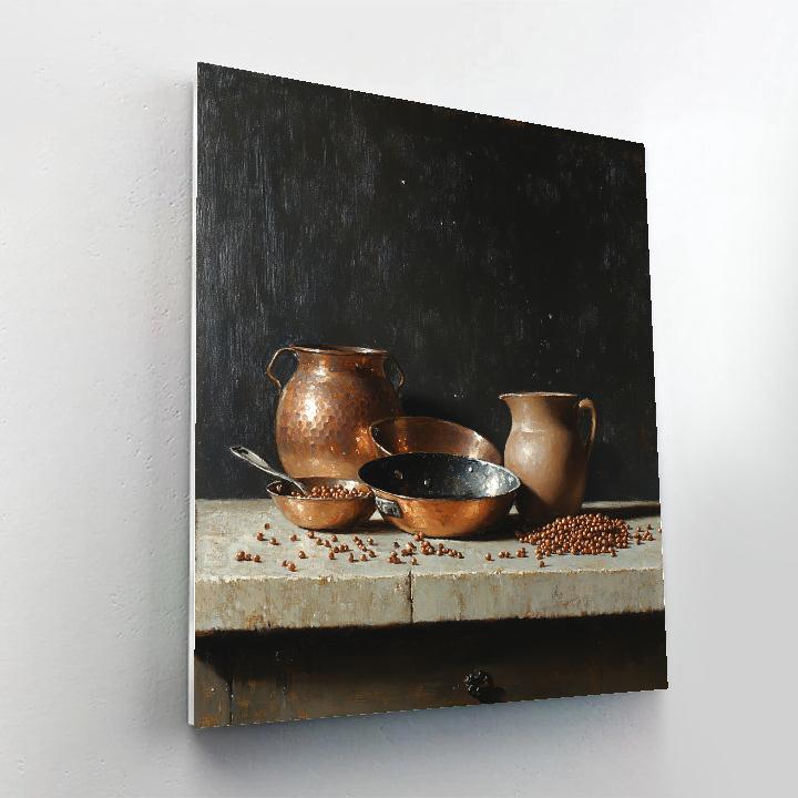 Diego Velázquez Inspired Copper And Clay Harmony paint by color