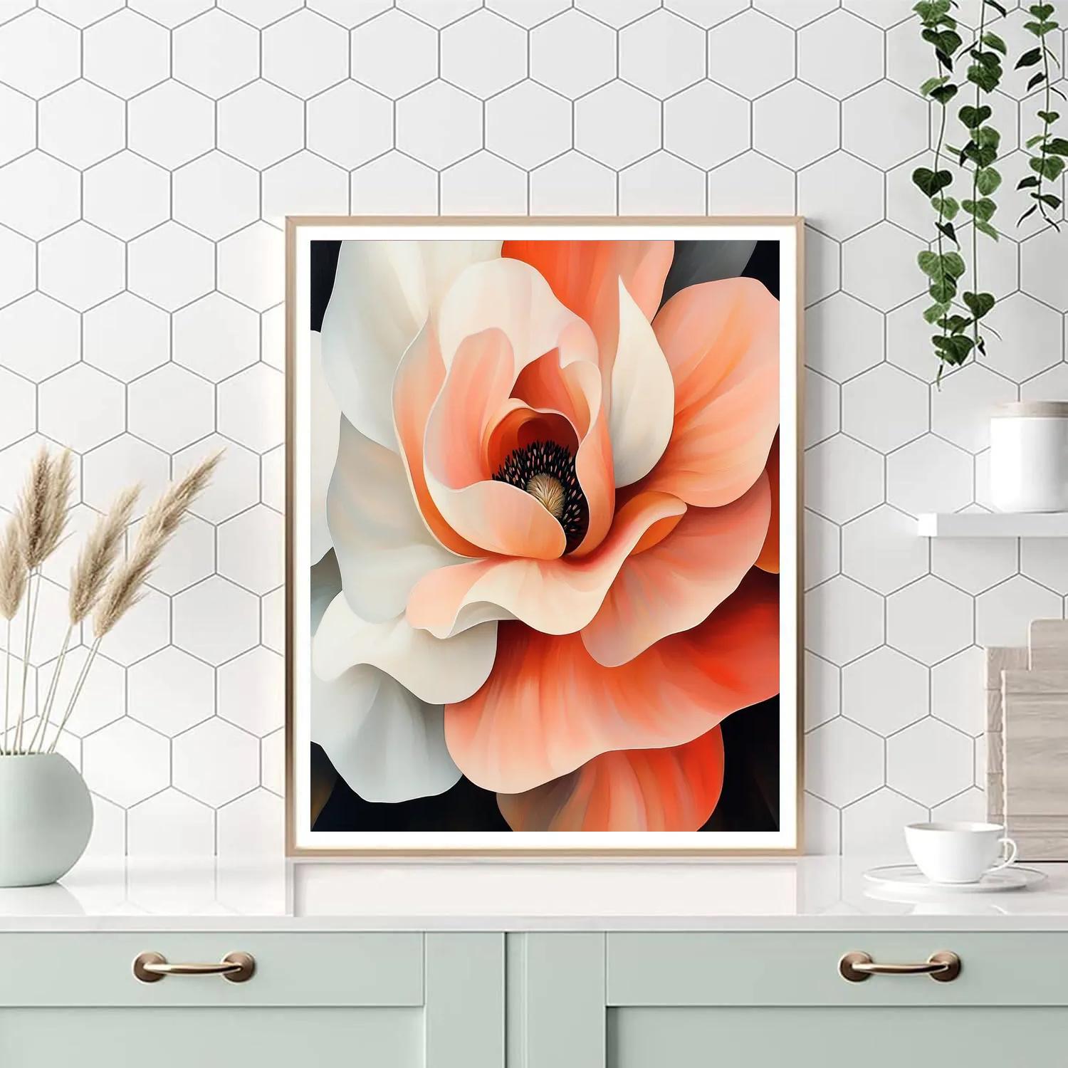 Georgia OKeeffe Inspired Desert Flowers Paint by numbers kits