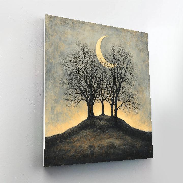 Francisco Goya Inspired Moonlit Grove In Shadow Paint by numbers art