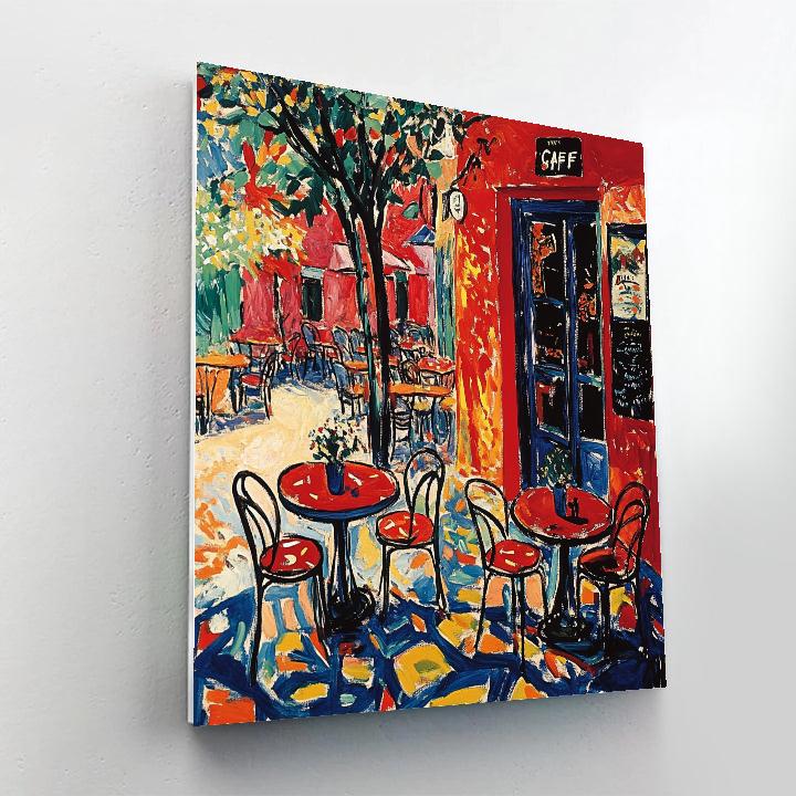 Matisse Inspired Café Interior Number painting