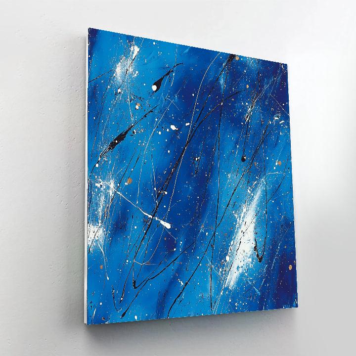 Jackson Pollock Inspired Electric Field Of Motion paint by number