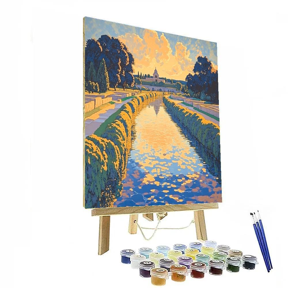 Raphael Inspired Harmonious River Approach paint by number
