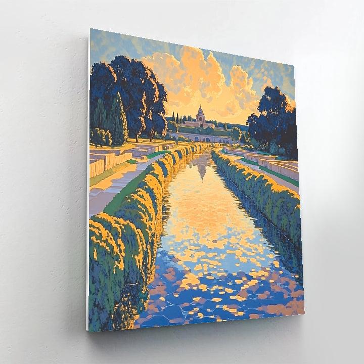 Raphael Inspired Harmonious River Approach paint by number