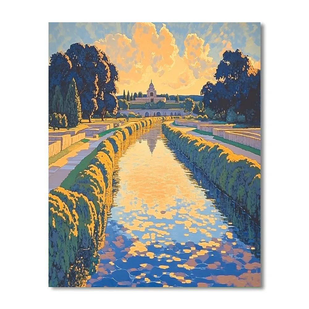 Raphael Inspired Harmonious River Approach paint by number