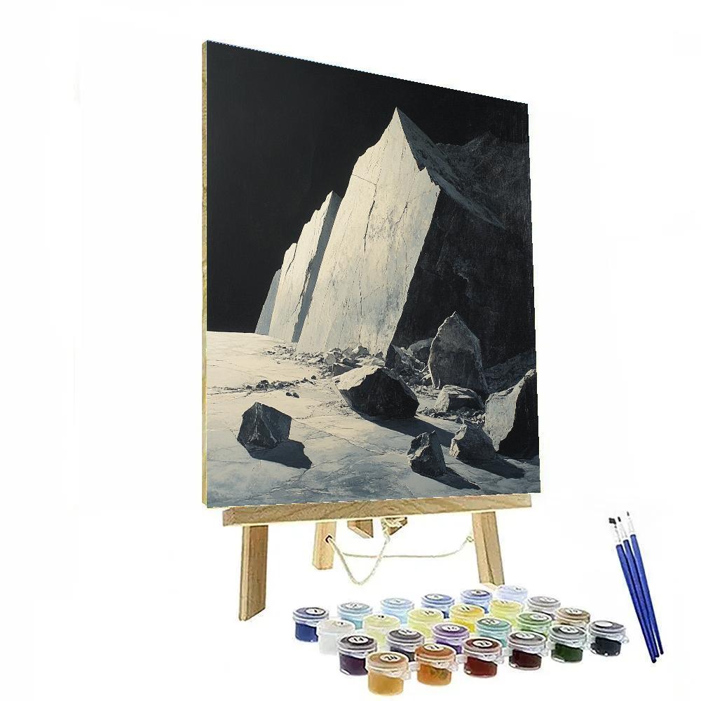 Caravaggio Inspired Obsidian Shore Number painting