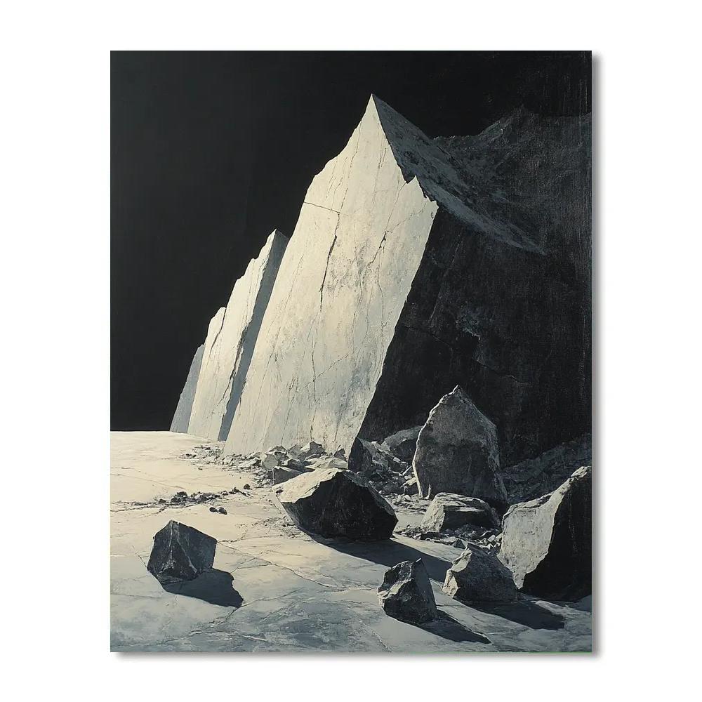 Caravaggio Inspired Obsidian Shore Number painting