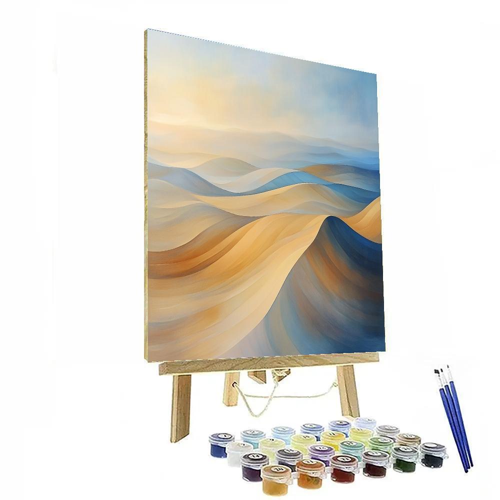 Edgar Degas Inspired Whispering Dunes Number painting