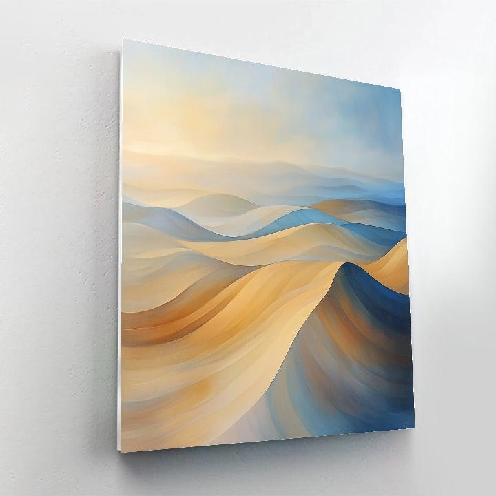 Edgar Degas Inspired Whispering Dunes Number painting