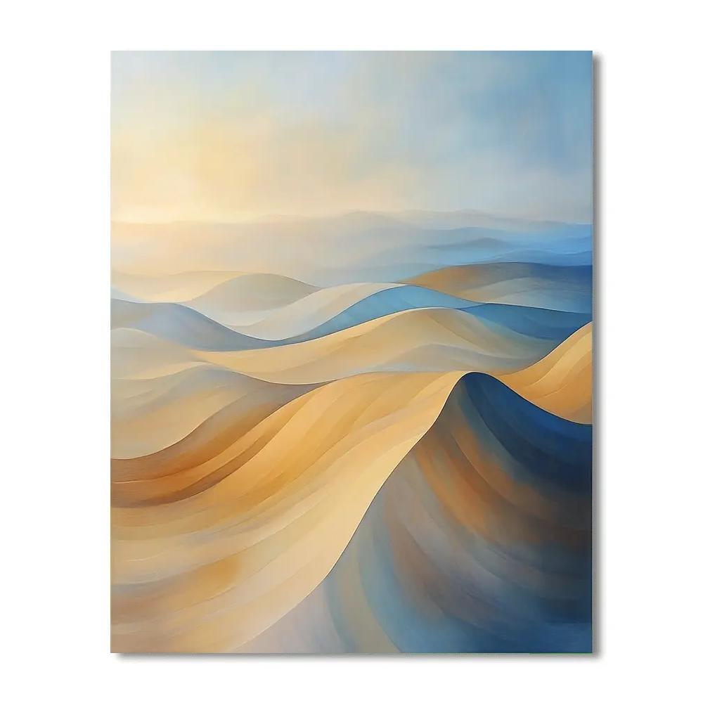 Edgar Degas Inspired Whispering Dunes Number painting