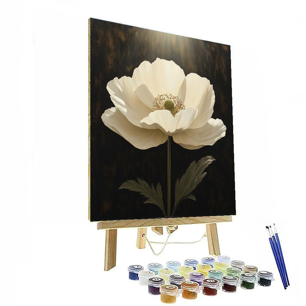 Caravaggio Inspired Night Orchid Nocturne paint by number