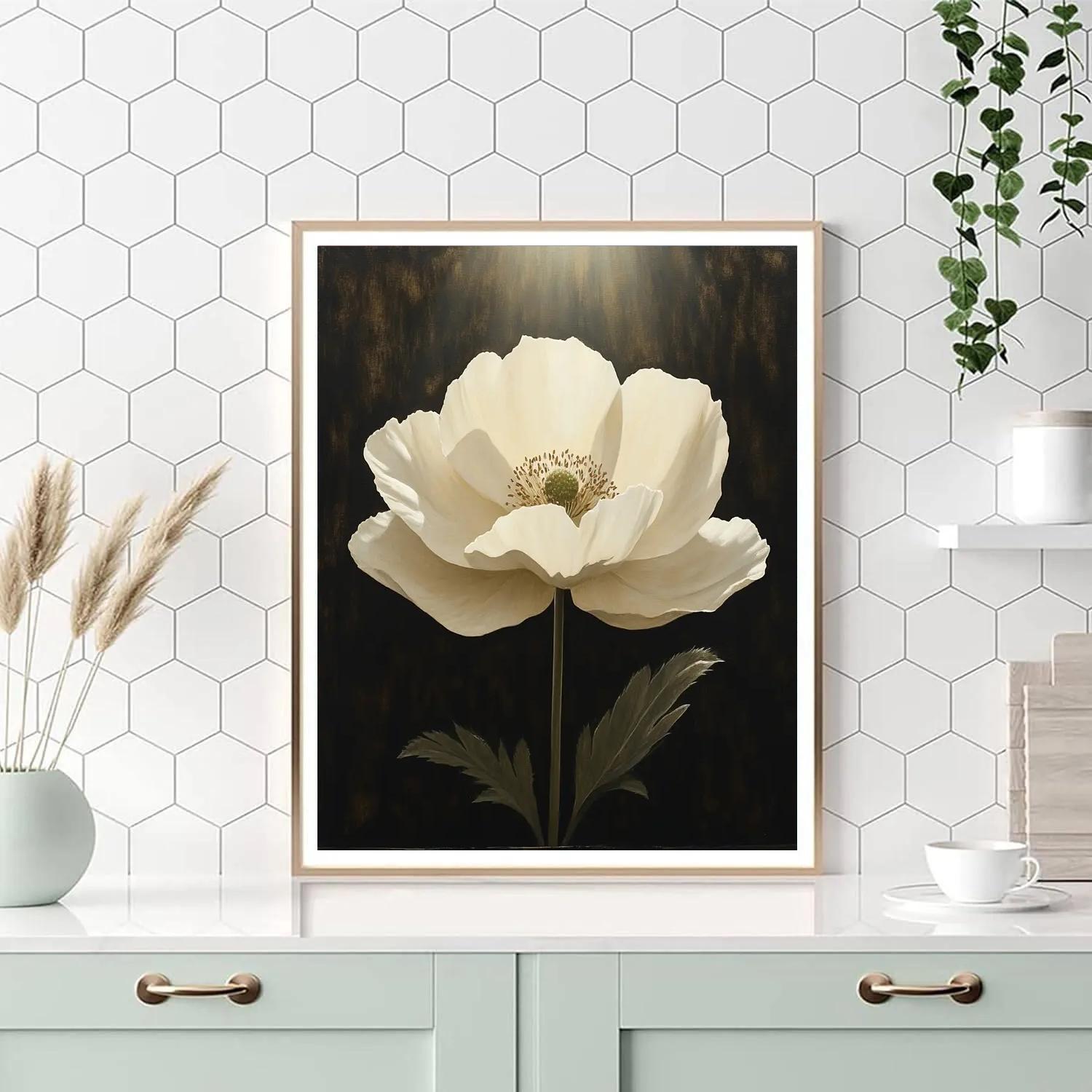 Caravaggio Inspired Night Orchid Nocturne paint by number