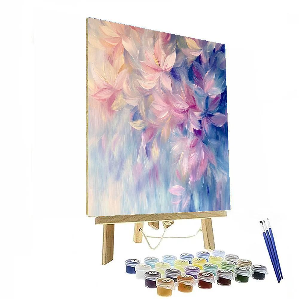 Edgar Degas Inspired Ballet Of Petals paint by number