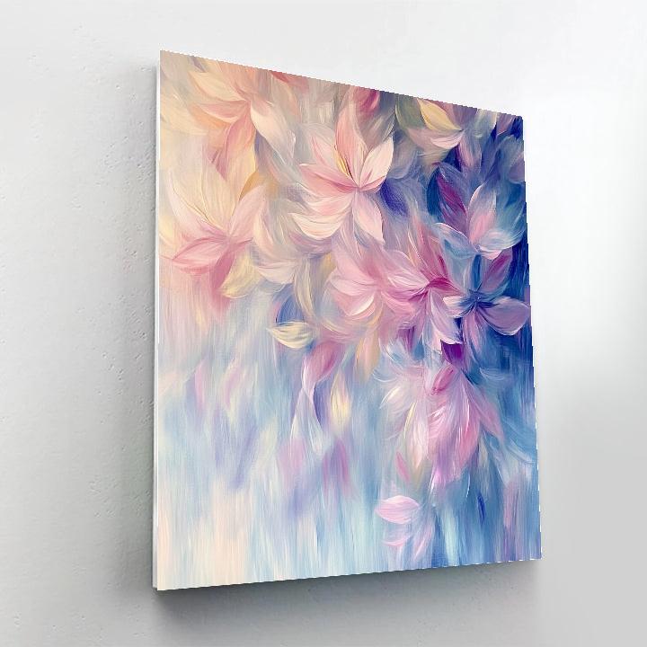 Edgar Degas Inspired Ballet Of Petals paint by number