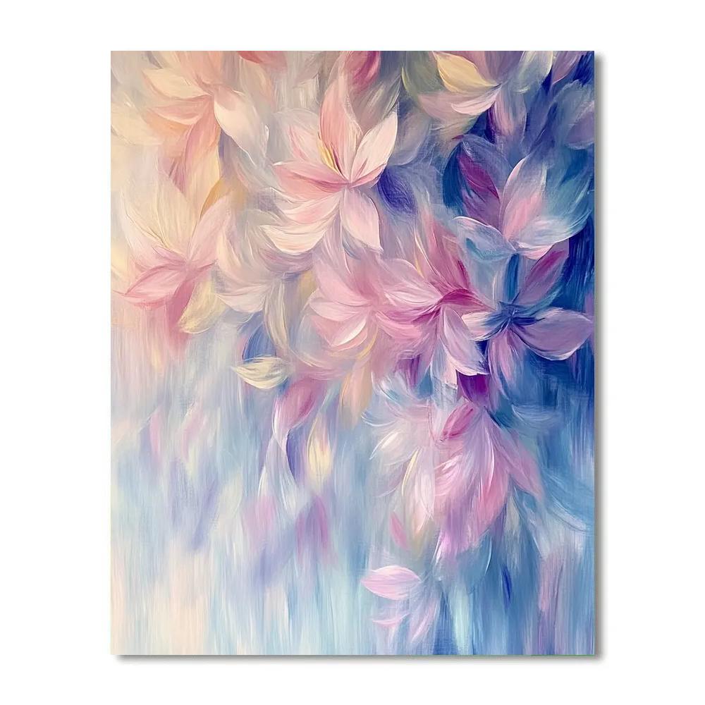 Edgar Degas Inspired Ballet Of Petals paint by number