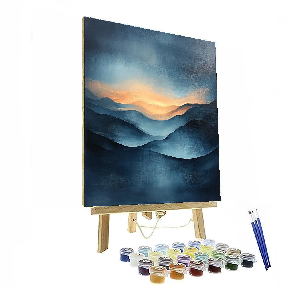 Edgar Degas Inspired Twilight Currents Numbered painting kits