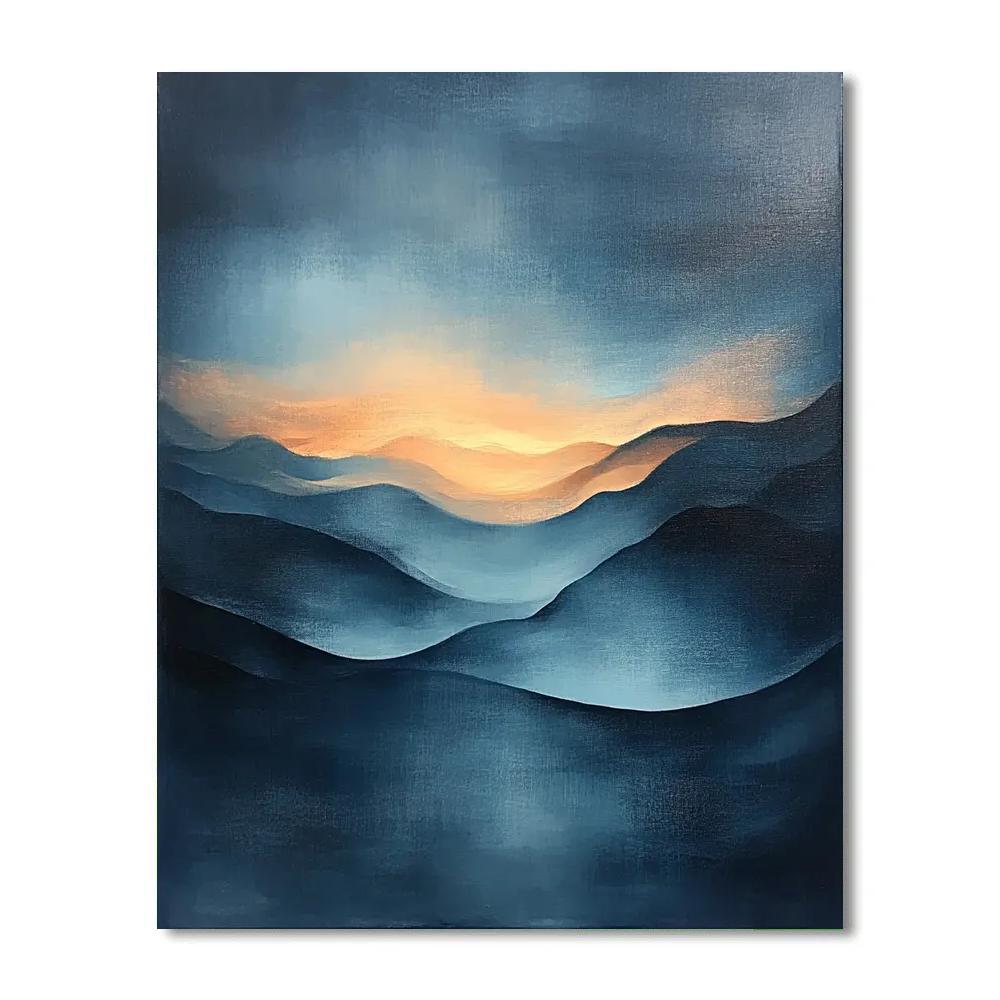 Edgar Degas Inspired Twilight Currents Numbered painting kits