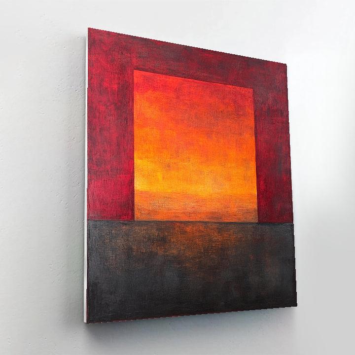 Mark Rothko Inspired Silent Volcano Painting by numbers kit
