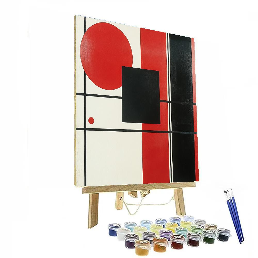 Kazimir Malevich Inspired Cosmic Suprematism Paint by numbers art