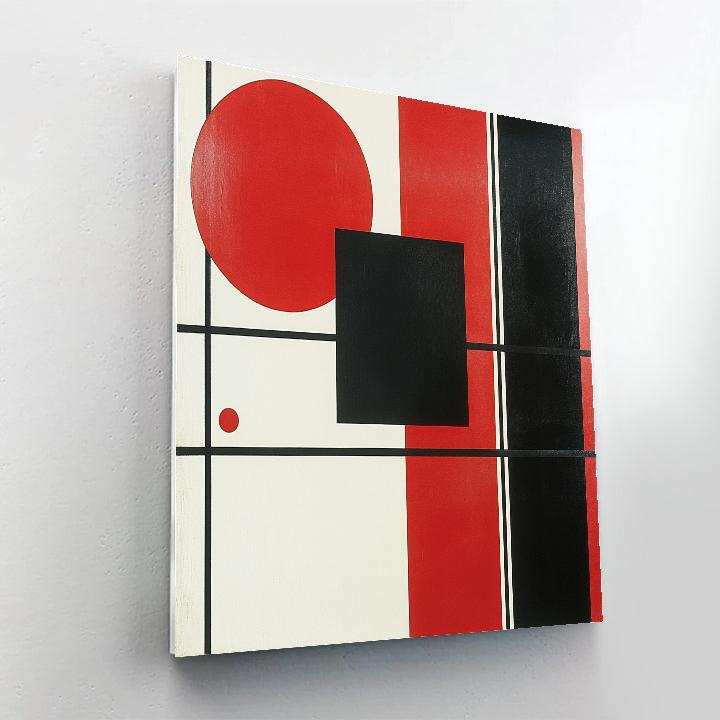 Kazimir Malevich Inspired Cosmic Suprematism Paint by numbers art