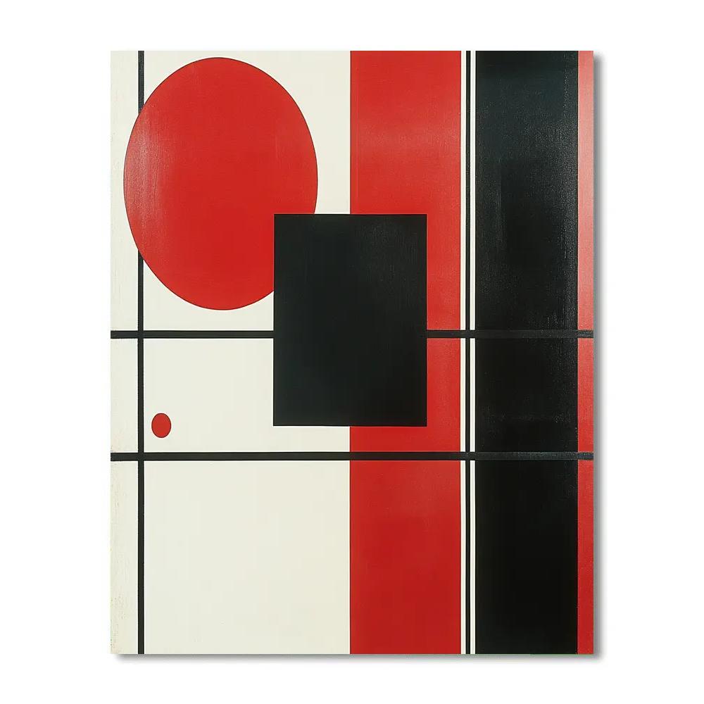 Kazimir Malevich Inspired Cosmic Suprematism Paint by numbers art