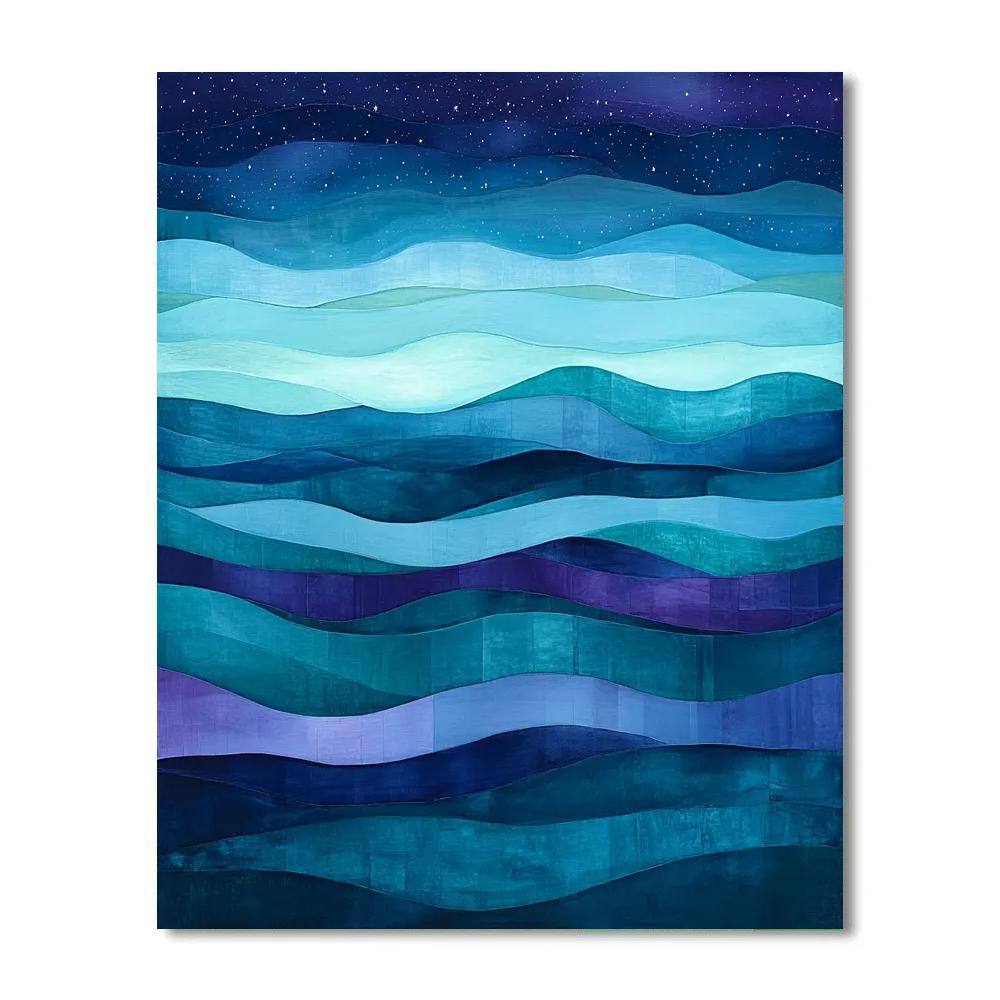 Mark Rothko Inspired Inner Aurora paint by numbers