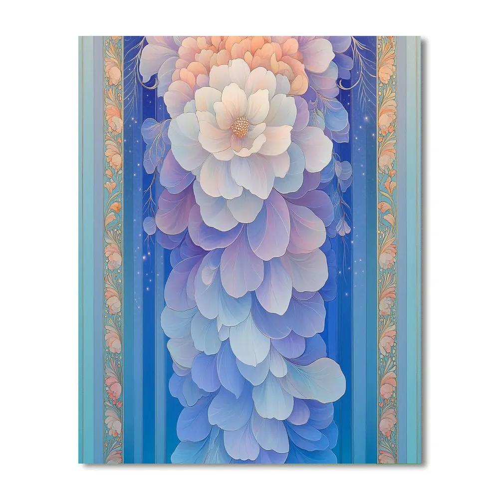Alphonse Mucha Inspired Aurora Of Petals DIY paint by numbers