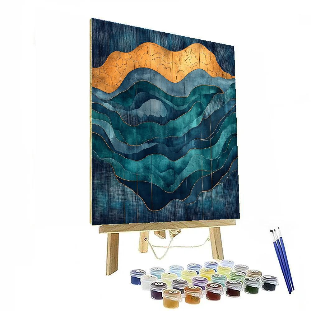 Max Ernst Inspired Nocturnal Cartography paint by numbers