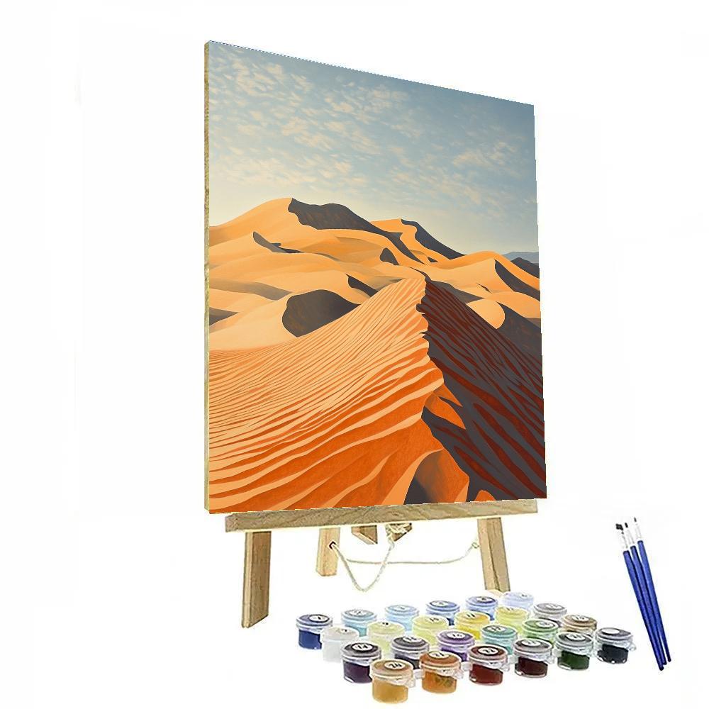 Michelangelo Inspired Dune Colossus paint by numbers