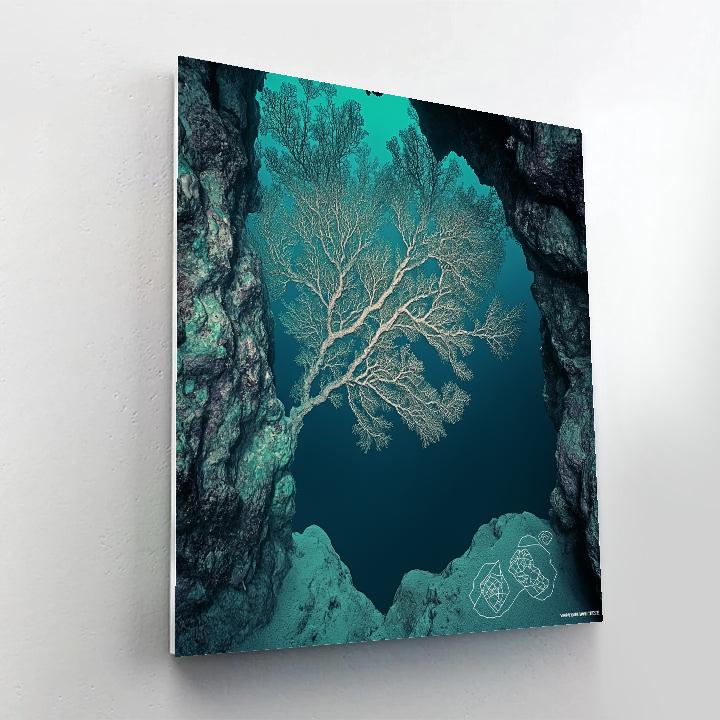 Michelangelo Inspired Coral Cathedral Painting by numbers kit