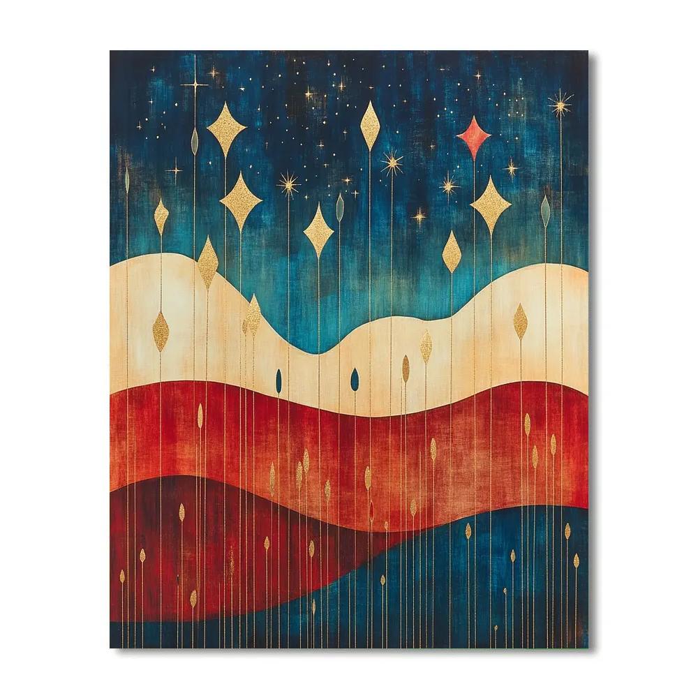 Paul Klee Inspired Celestial Garden Paint by numbers kits