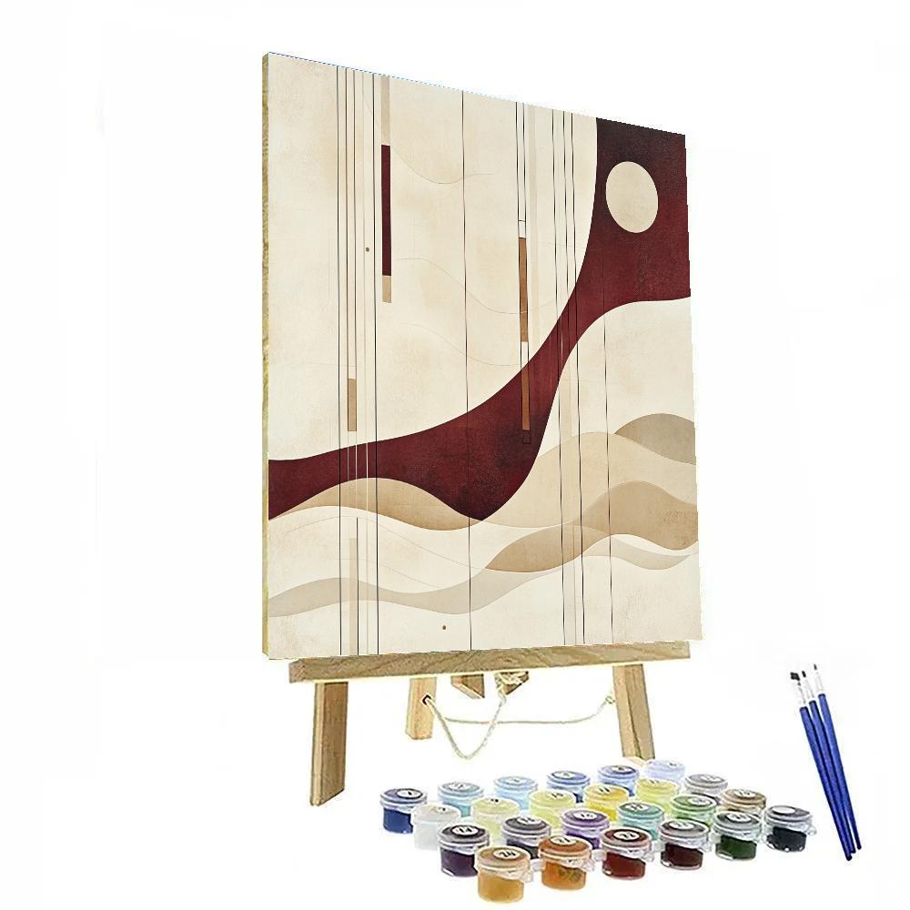 Paul Klee Inspired Whispering Sands paint by number