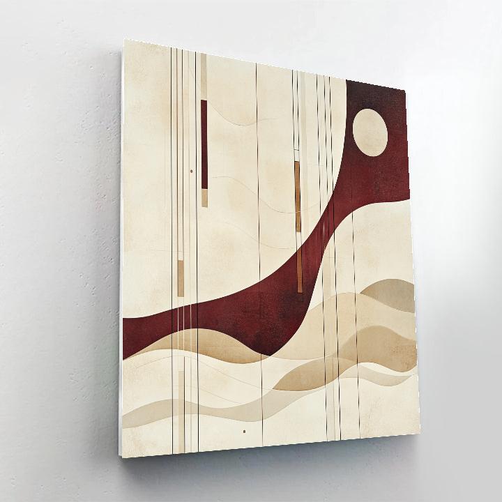 Paul Klee Inspired Whispering Sands paint by number
