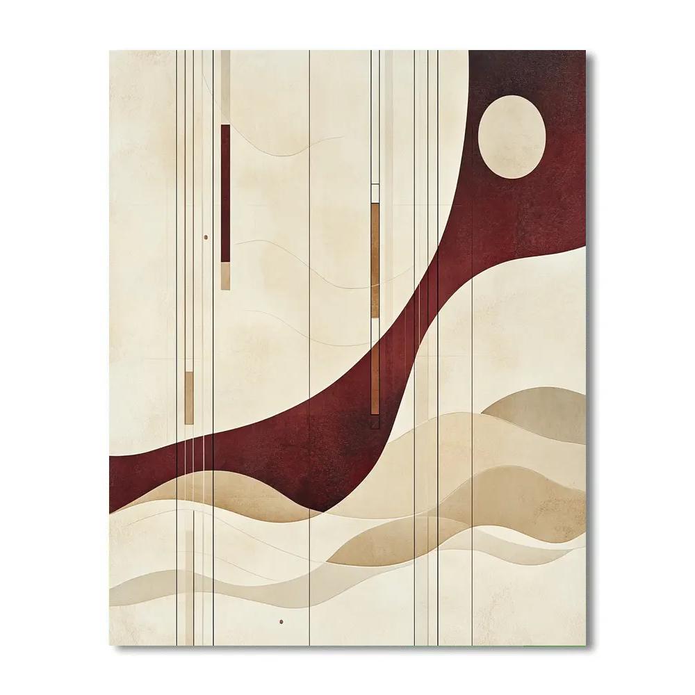 Paul Klee Inspired Whispering Sands paint by number