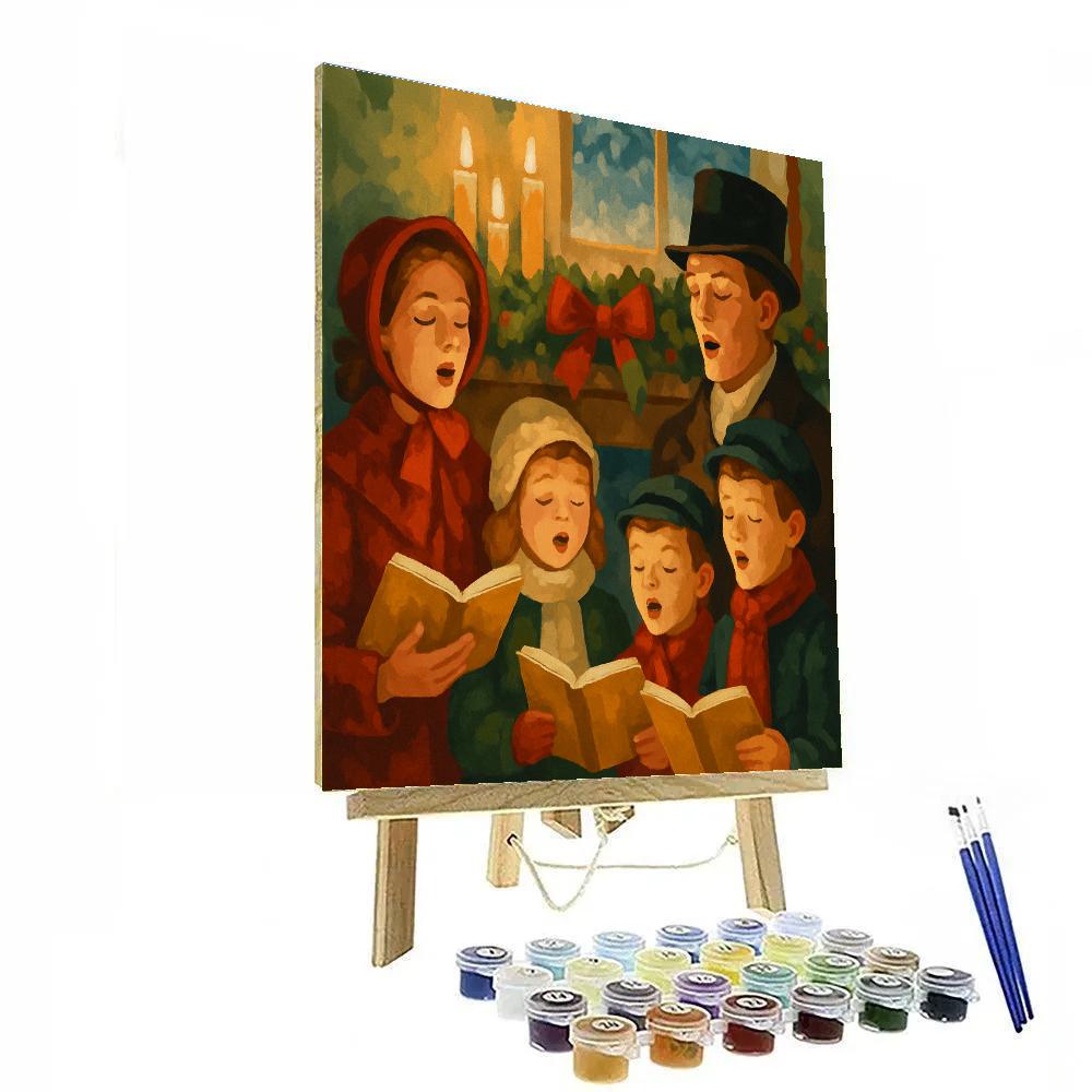 Hearthside Carol Painting by numbers kit
