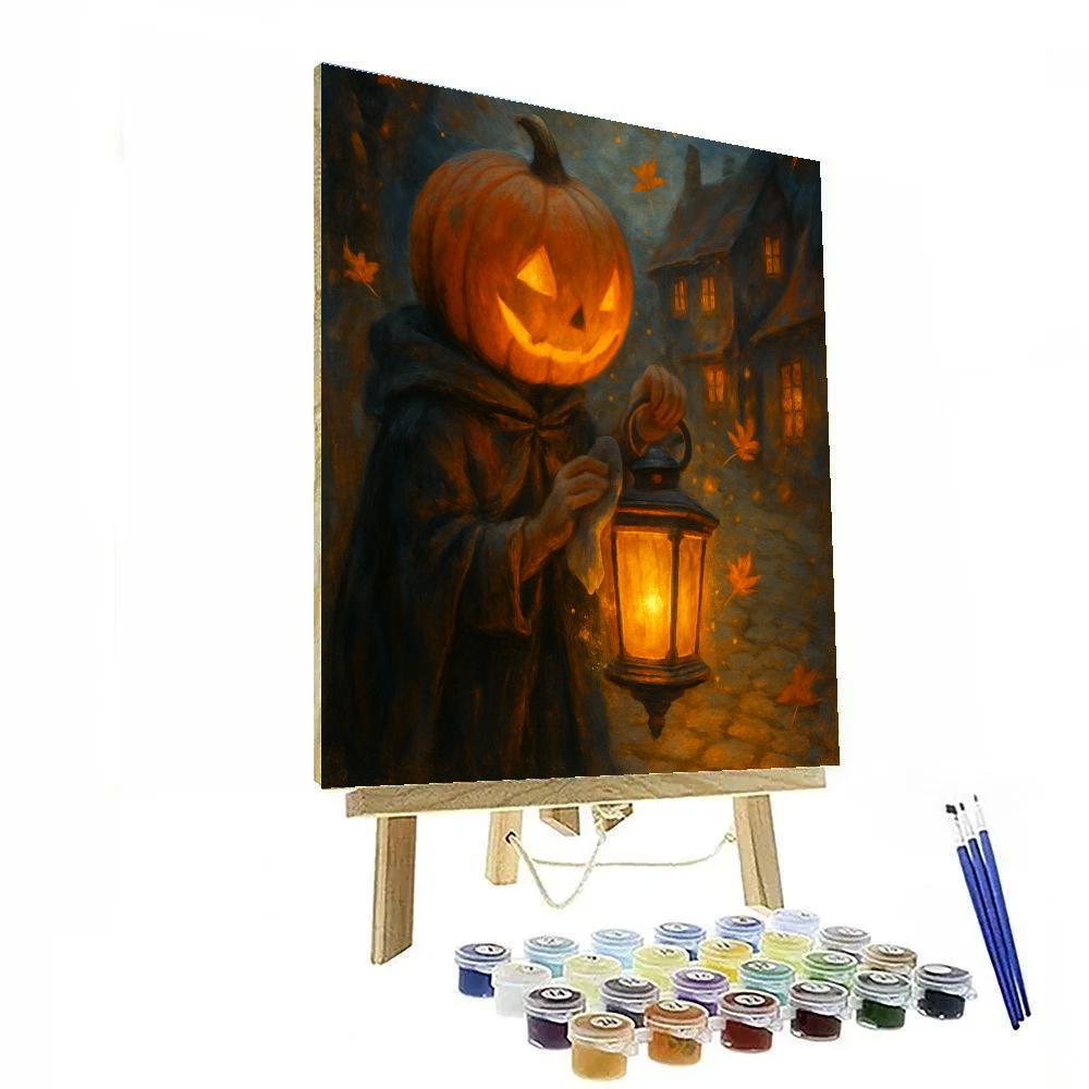 Lantern Keeper Of The Amber Lane DIY paint by numbers