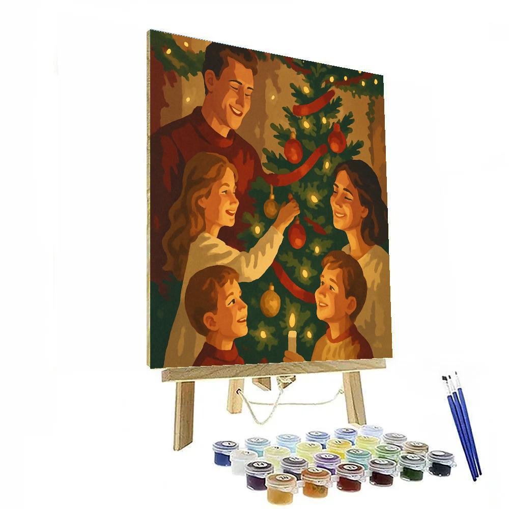 Trimming The Tree paint by number