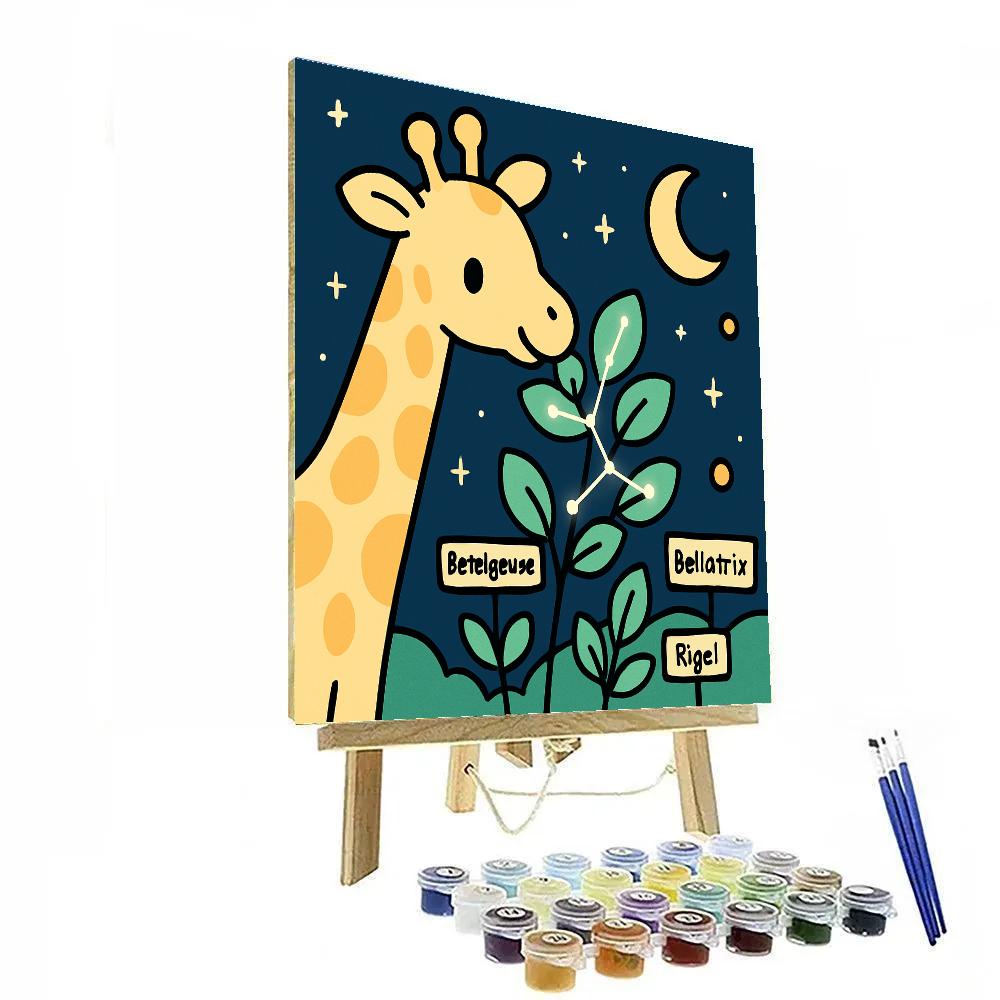 Cosmic Garden Giraffe paint by color