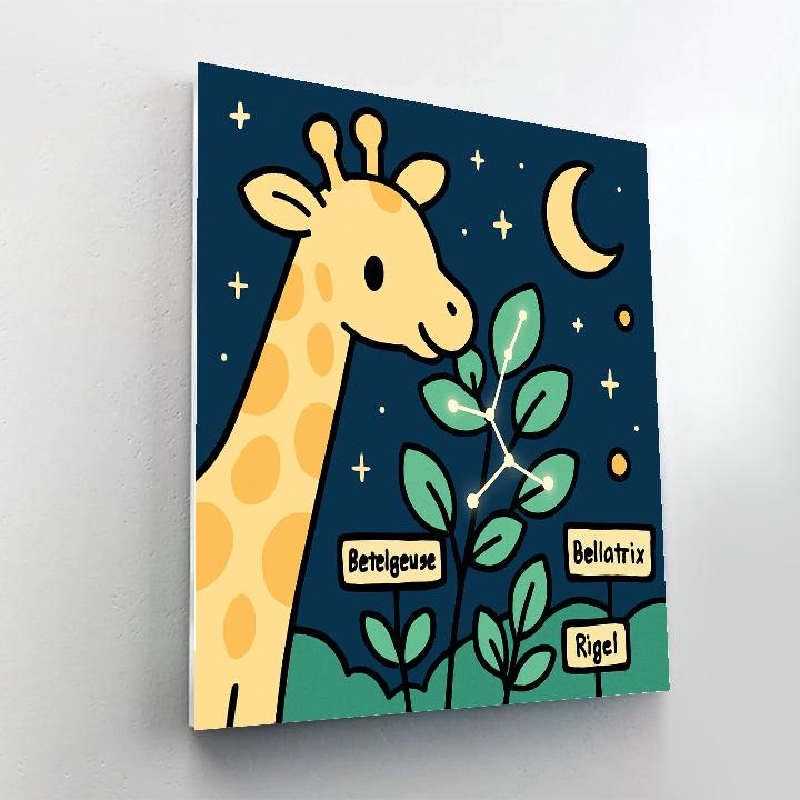 Cosmic Garden Giraffe paint by color