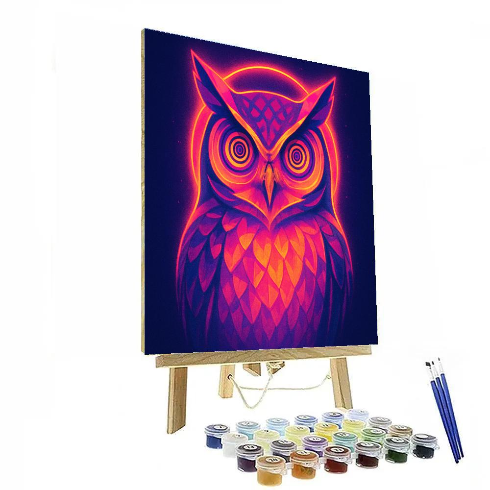 Prismatic Owl Oracle Numbered painting kits
