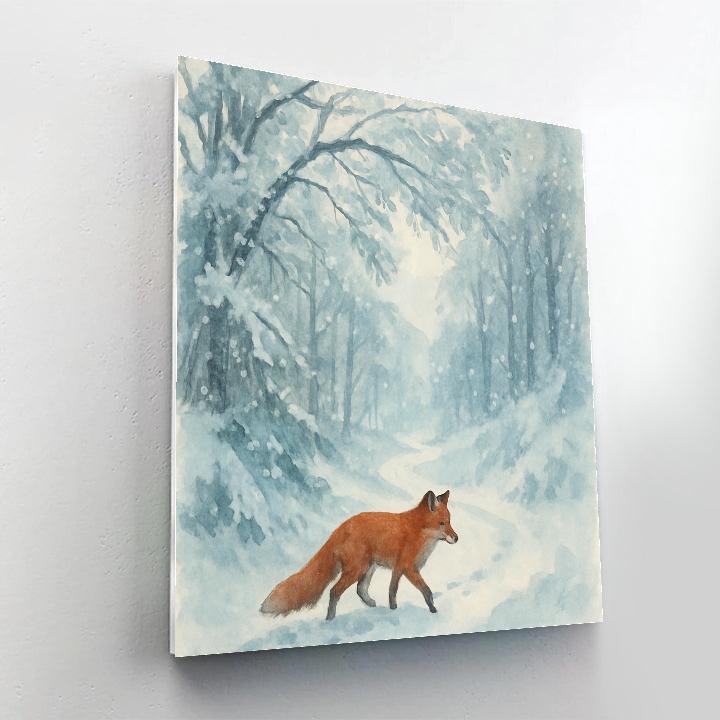 Fox Trail Whisper Painting by numbers kit