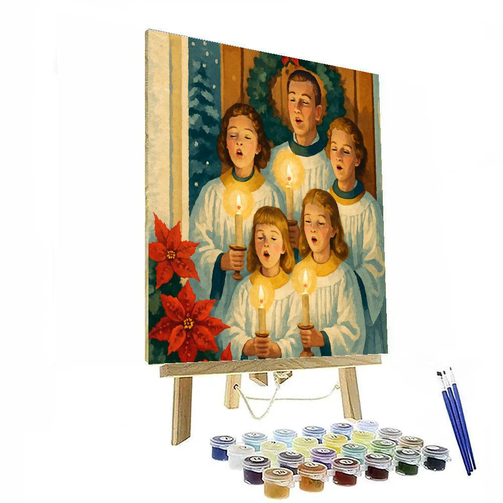 Candlelit Blessing paint by numbers